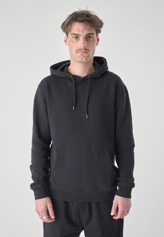Cleptomanicx Sweatshirt 'Hooded Ligull Classic' in Schwarz: Vorderseite
