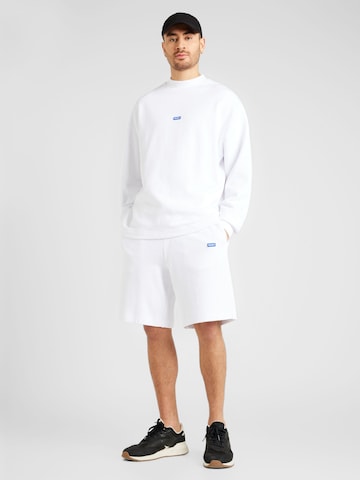 HUGO Blue Sweatshirt 'Nedro' in White