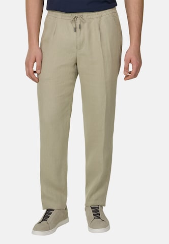 Boggi Milano Slimfit Chino 'Coulisse' in Grijs: voorkant