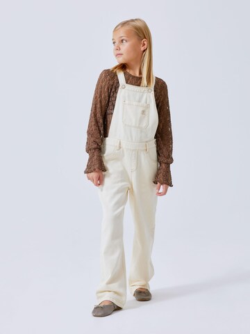 NAME IT Regular Overalls 'DES' in White: front