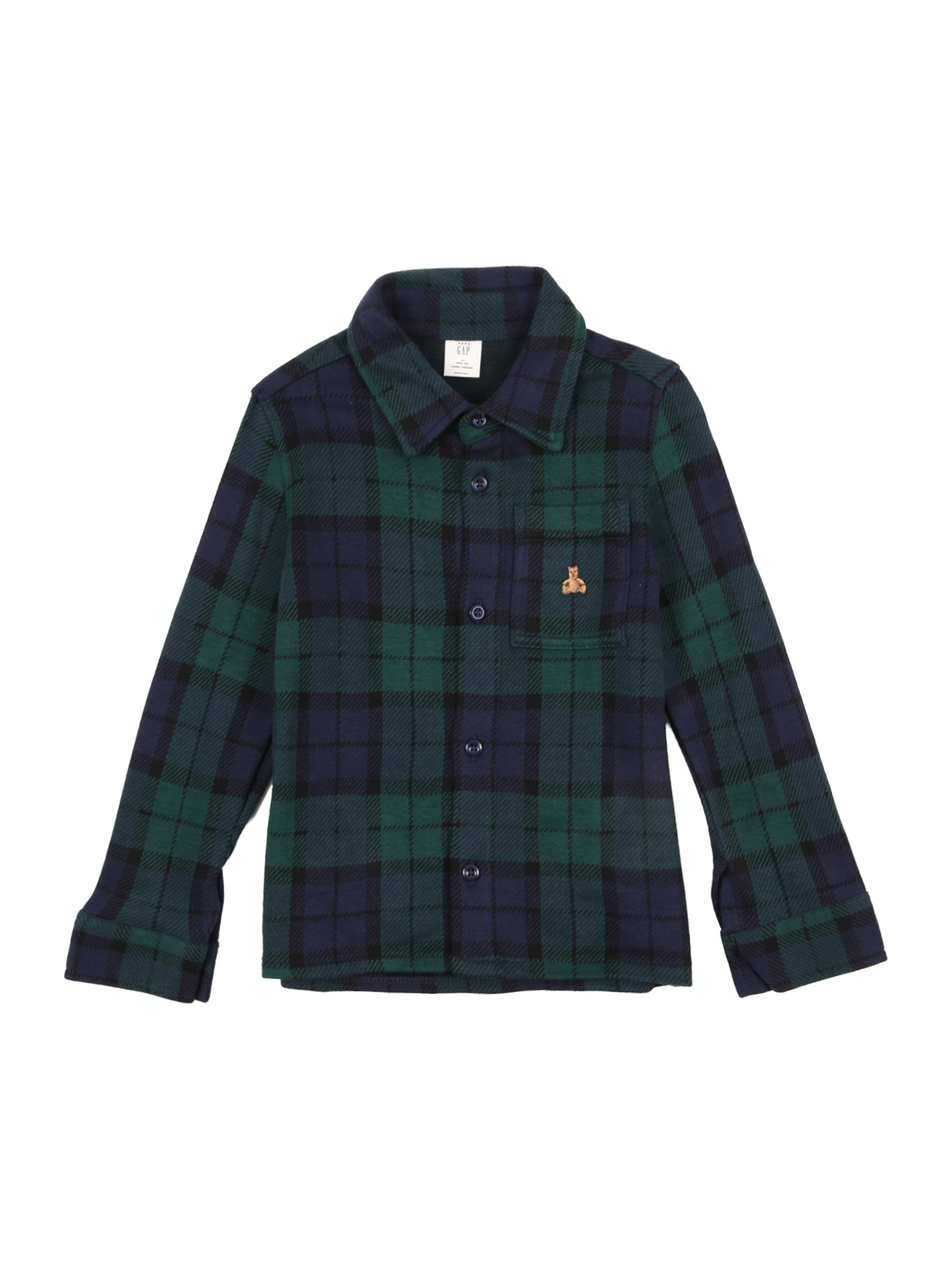 Coupe regular Chemise GAP en vert : devant