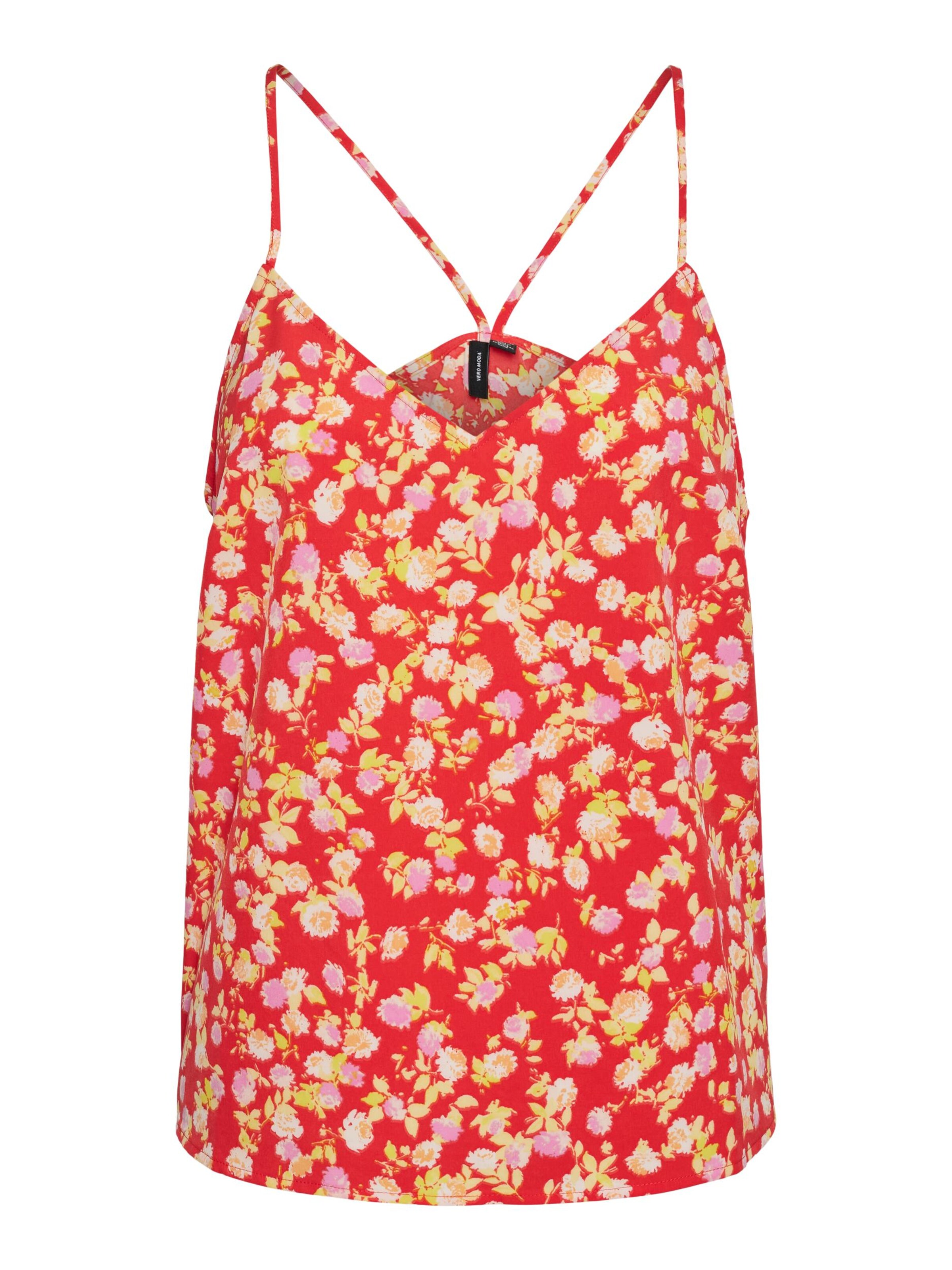 VERO MODA Μπλούζα 'Fie Fame' σε κόκκινο: μπροστά