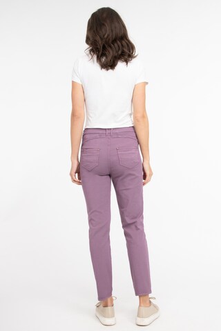 Recover Pants Slimfit Broek in Lila