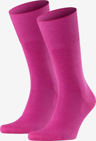 FALKE Socks in Pink: front