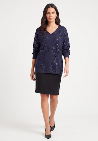 Pull-over usha BLACK LABEL en bleu