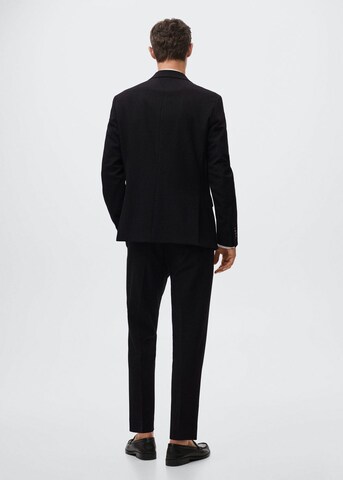 MANGO MAN Slim Fit Sakko 'Boston' in Schwarz