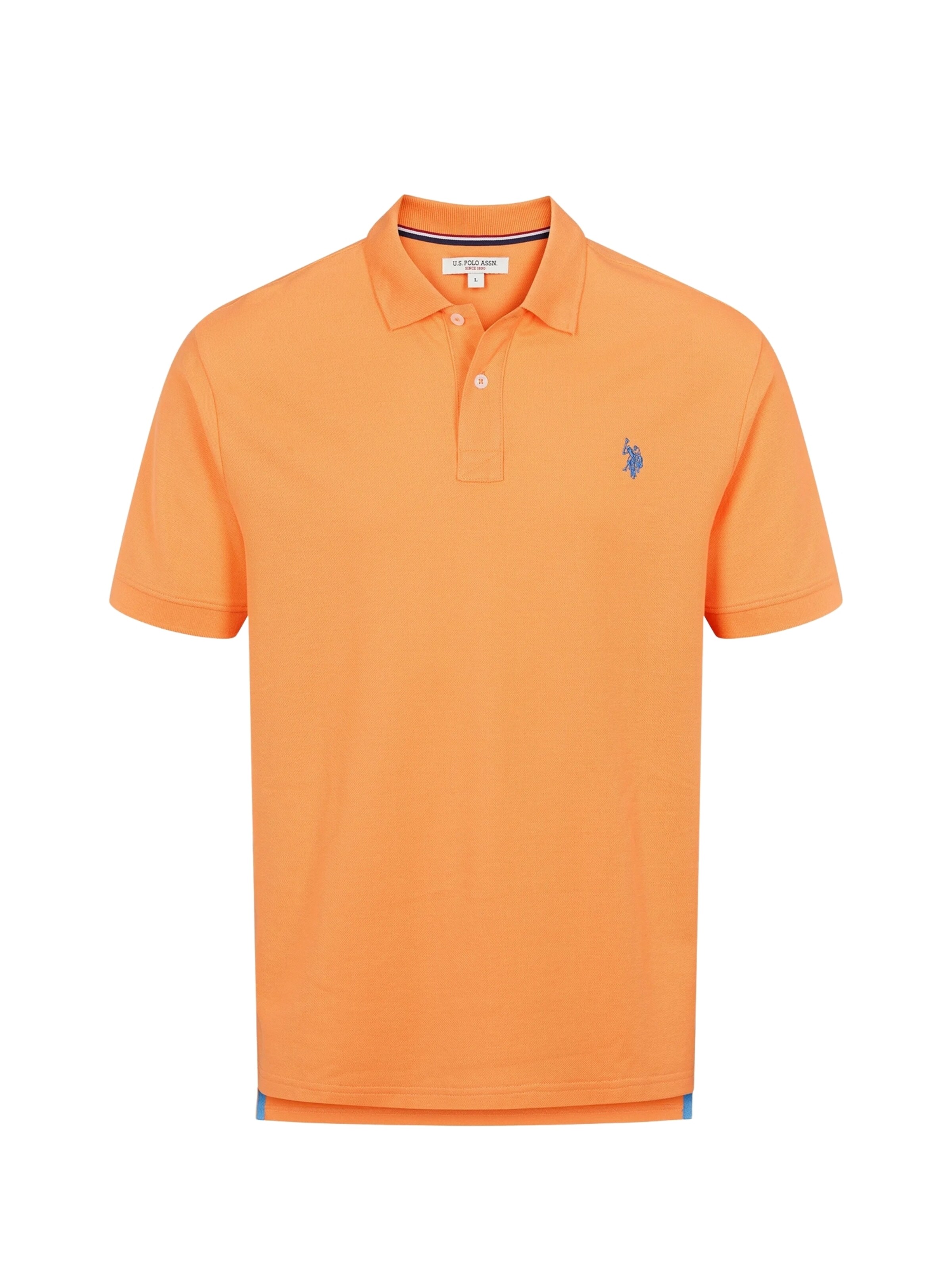 U.S. POLO ASSN. Overhemd 'Alfred' in Oranje: voorkant