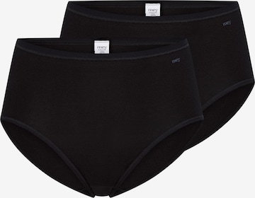 Mey Slip 'Cotton' in Schwarz: Vorderseite