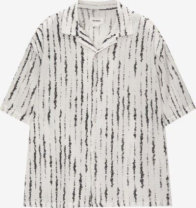 Pull&Bear Button Up Shirt in Black / White, Item view