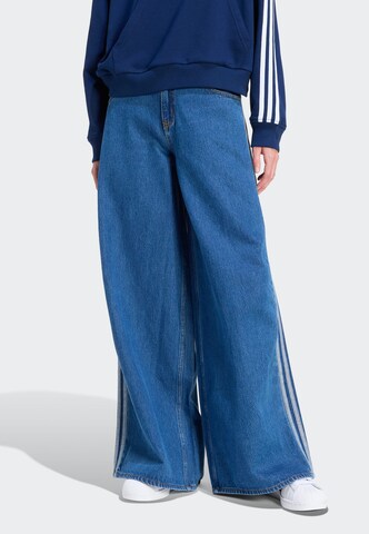 Wide leg Jeans 'Firebird Adilenium' di ADIDAS ORIGINALS in blu: frontale