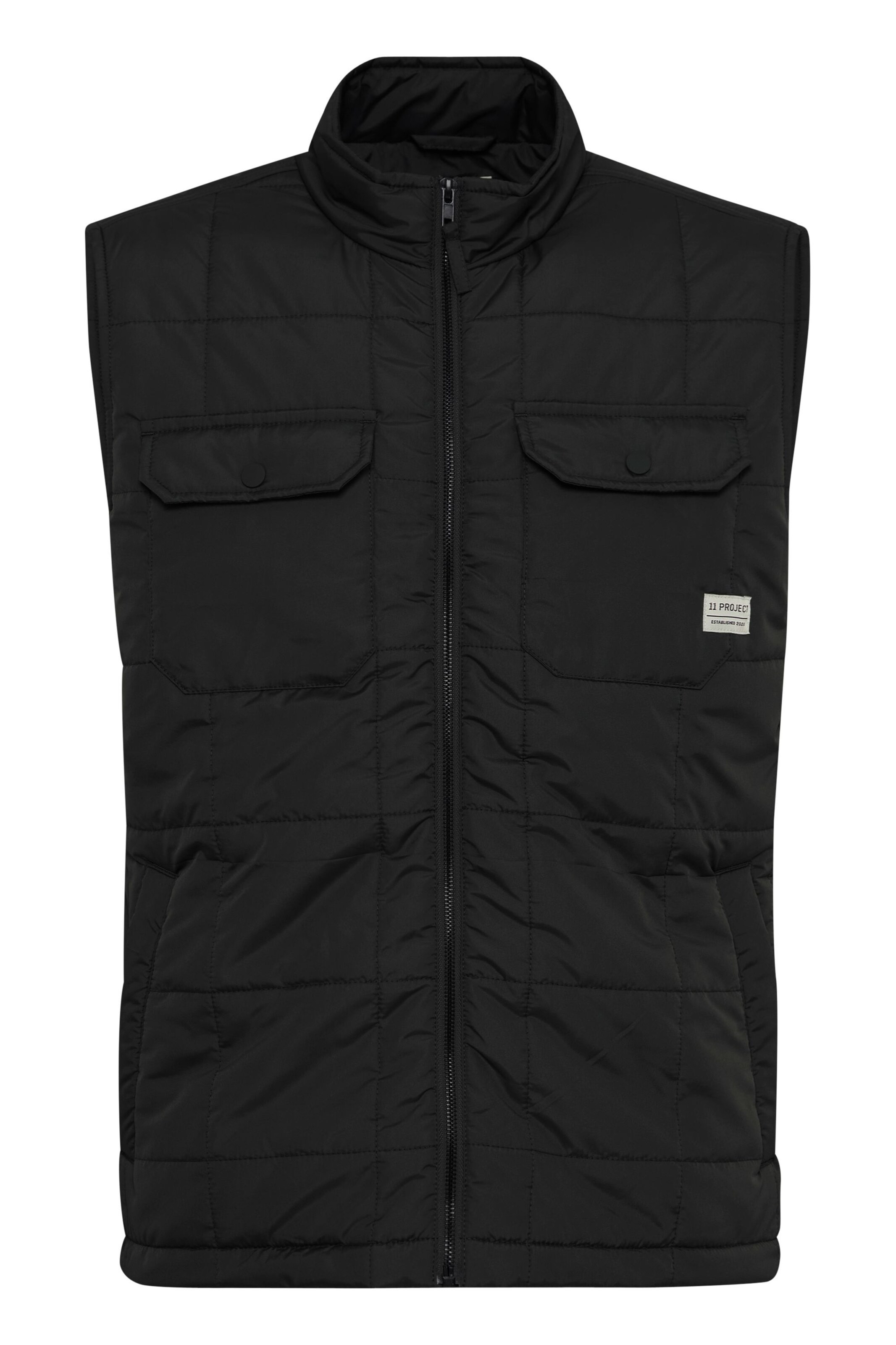 11 Project Weste 'Prvitello' in Schwarz: Vorderseite