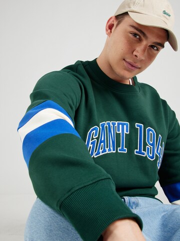 GANT Sweatshirt (GOTS) in Grün