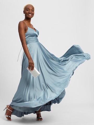 Robe de soirée HEY KYLA en bleu : devant