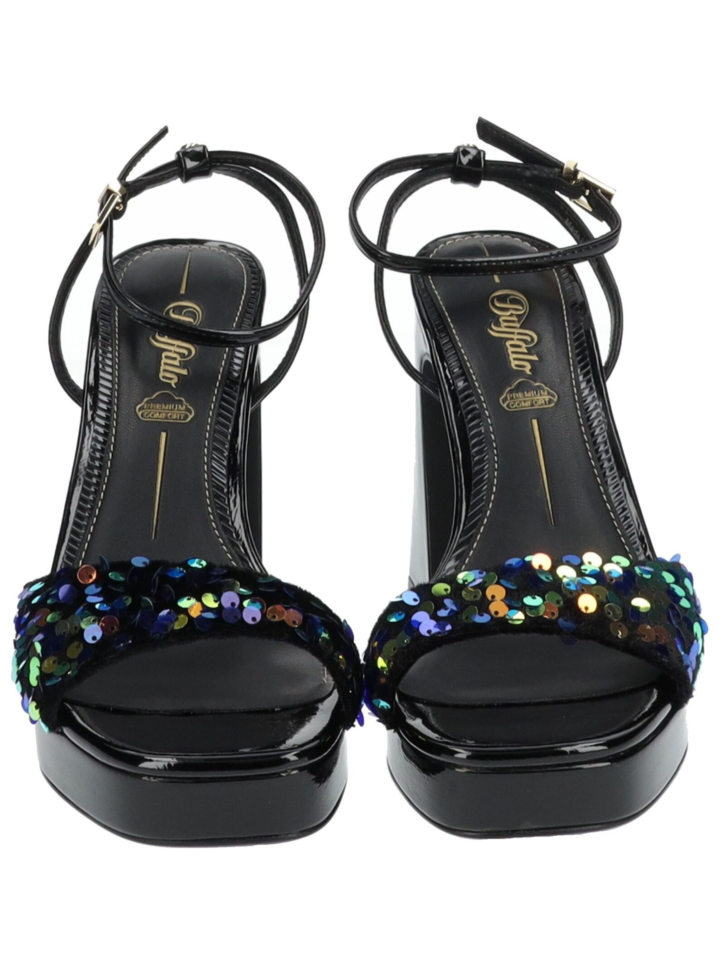 BUFFALO - Sandália em preto