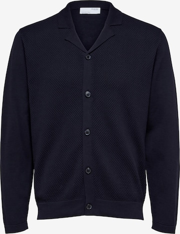 SELECTED HOMME Knit Cardigan 'Mattis' in Blue: front