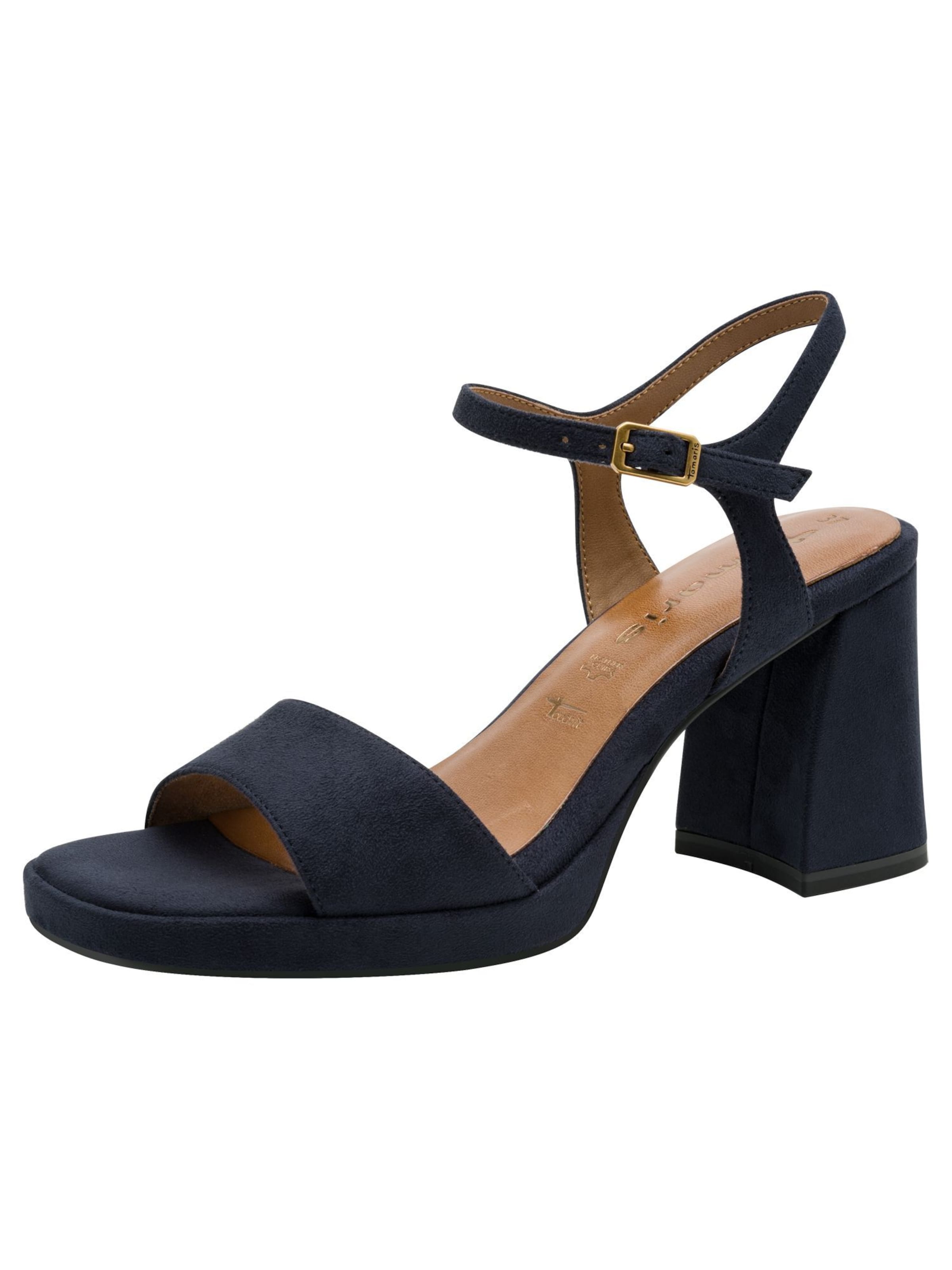 Sandales à lanières Tamaris en bleu : devant