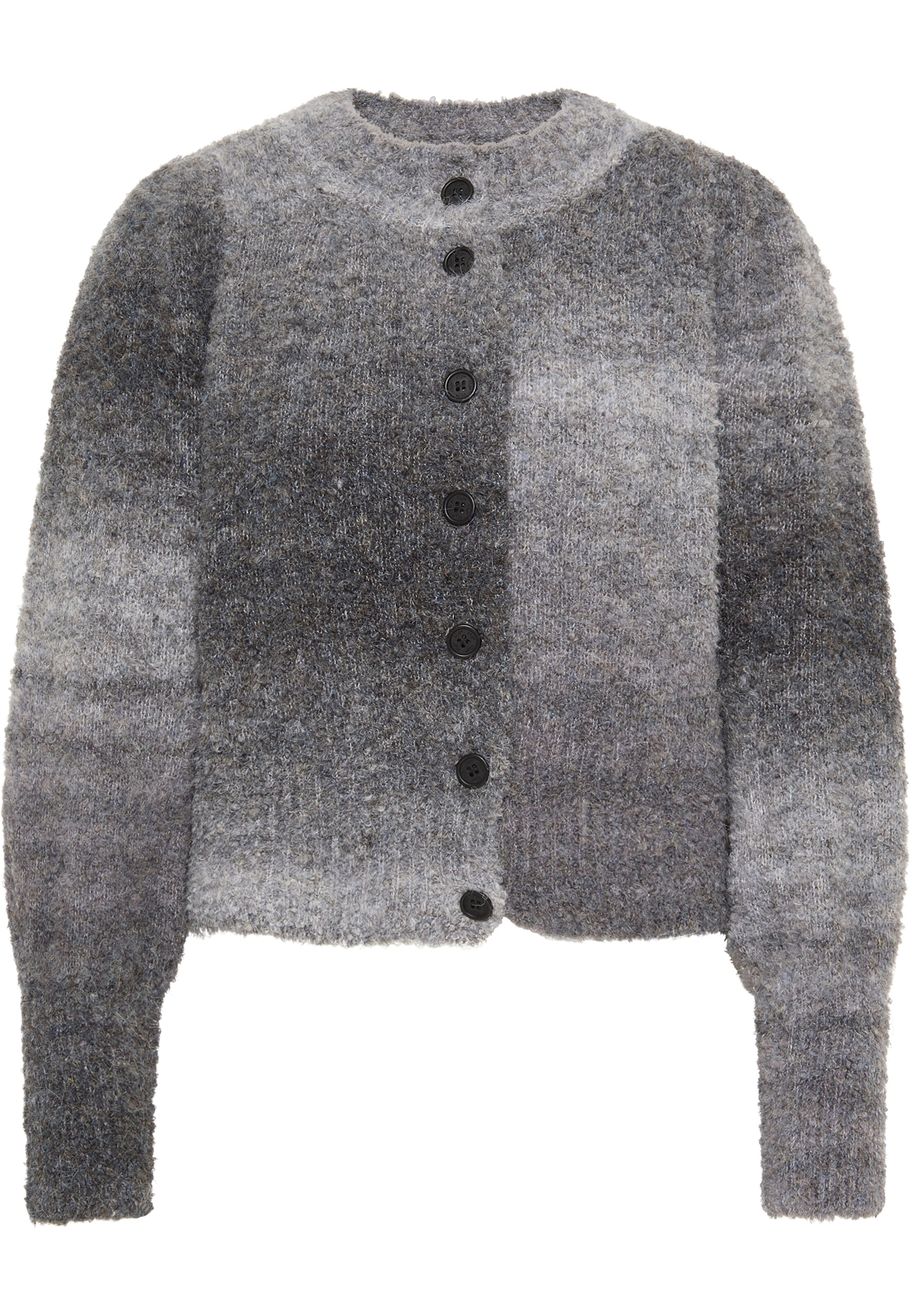 MYMO Strickjacke in Grau: Vorderseite