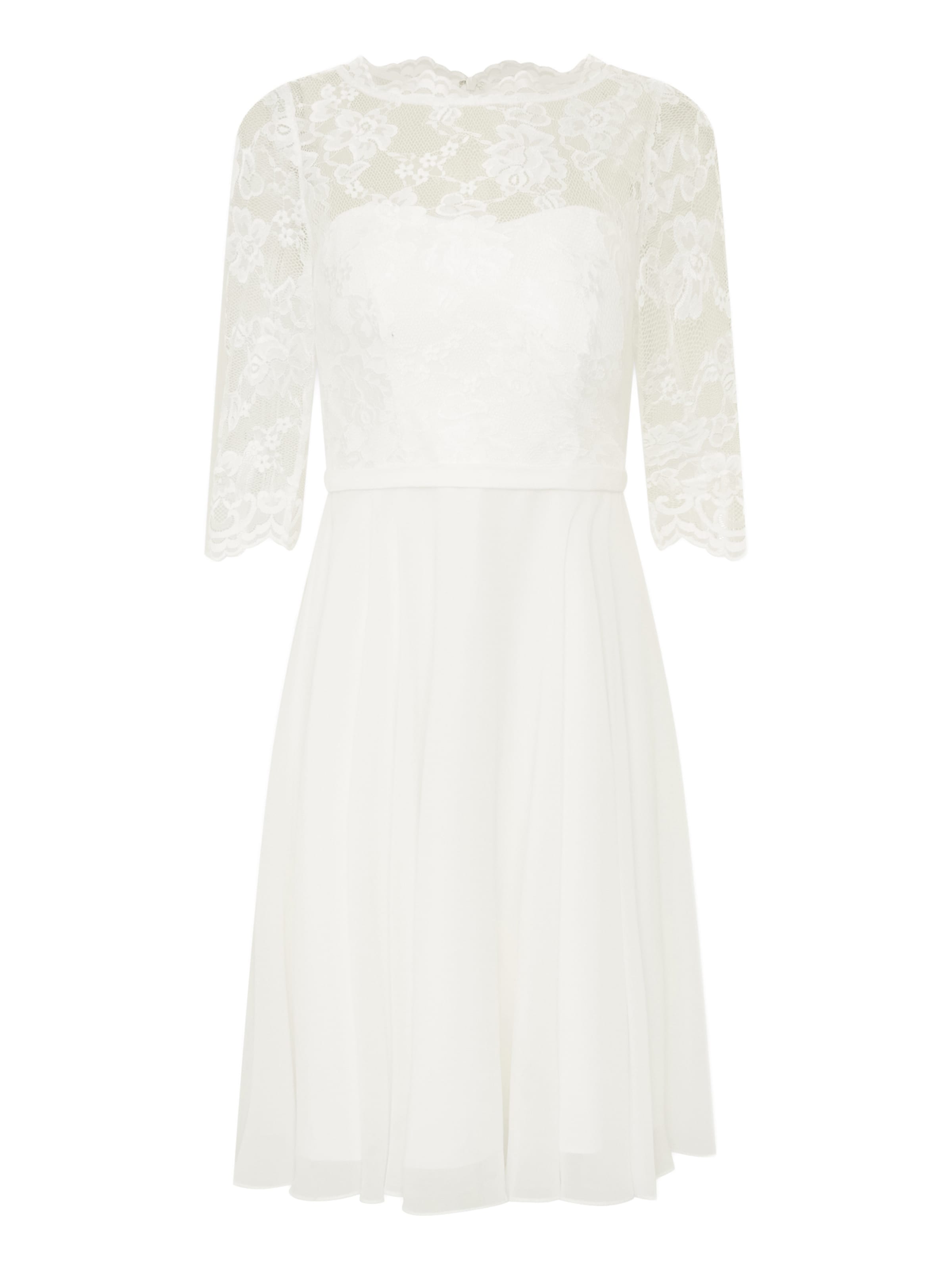 mascara - Vestido de gala en beige: frente