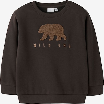 NAME IT Sweatshirt 'NMMObear' in Brown: front