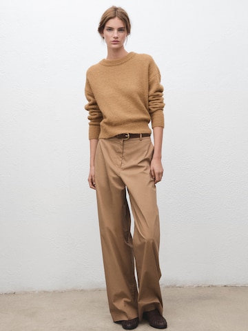 Pulover 'Alpolux' de la MANGO pe maro