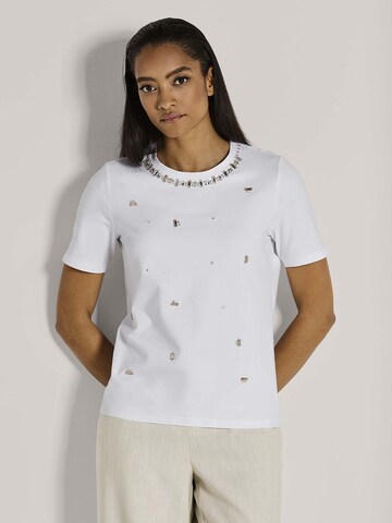 T-shirt MADELEINE en blanc : devant