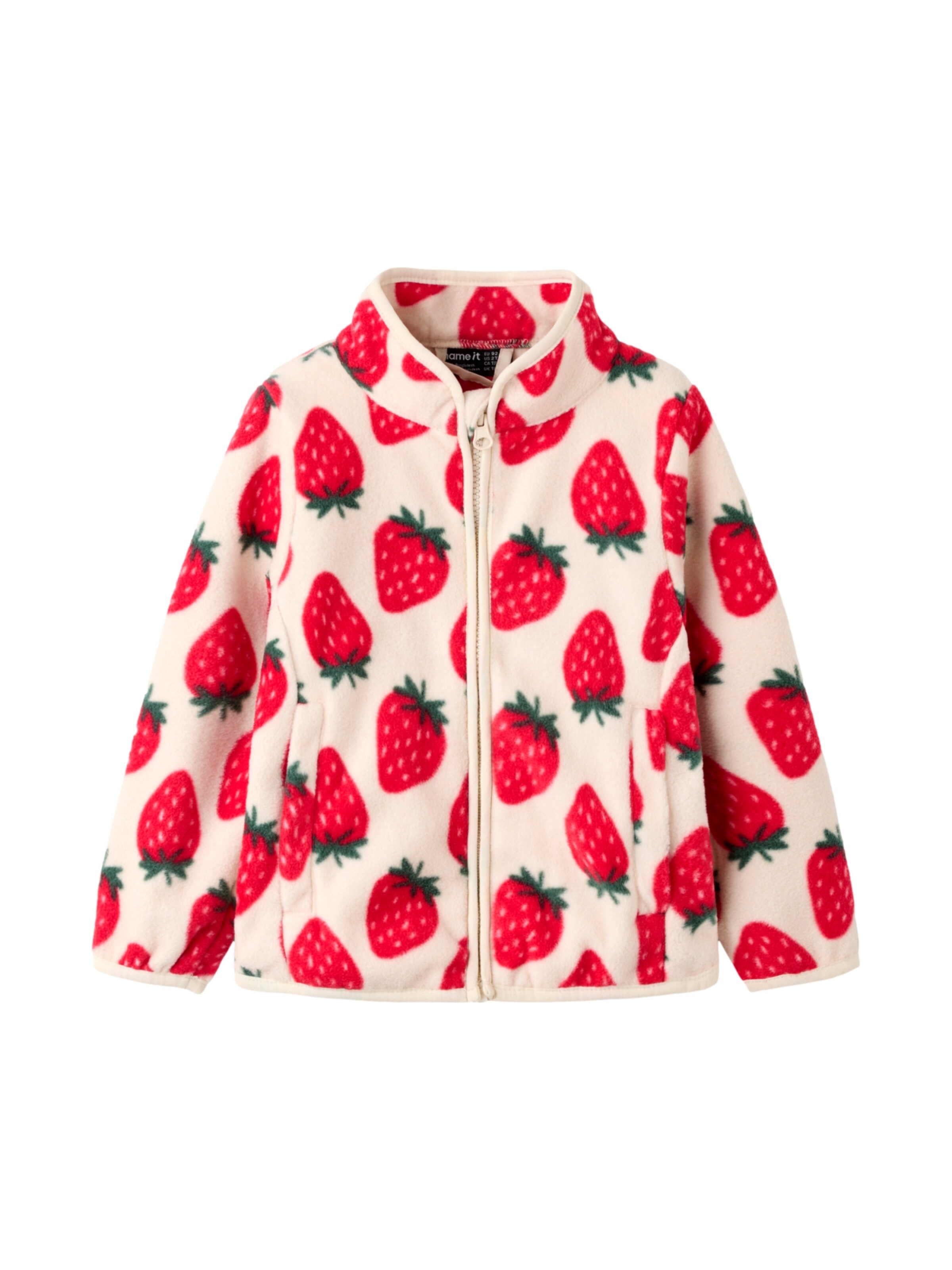 Veste en polaire 'NMFMEEKO' NAME IT en beige : devant