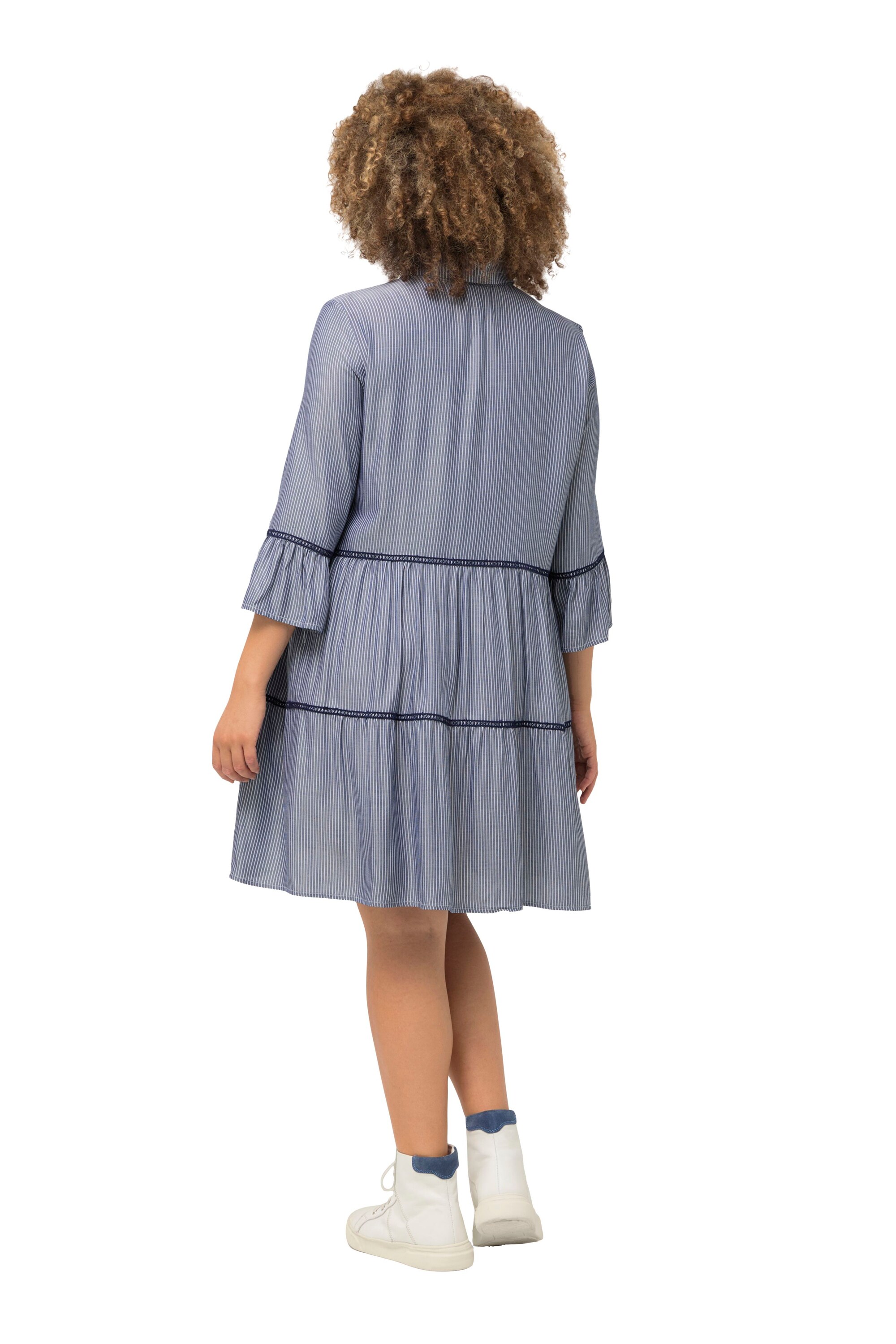 Ulla Popken Blusenkleid in Blau