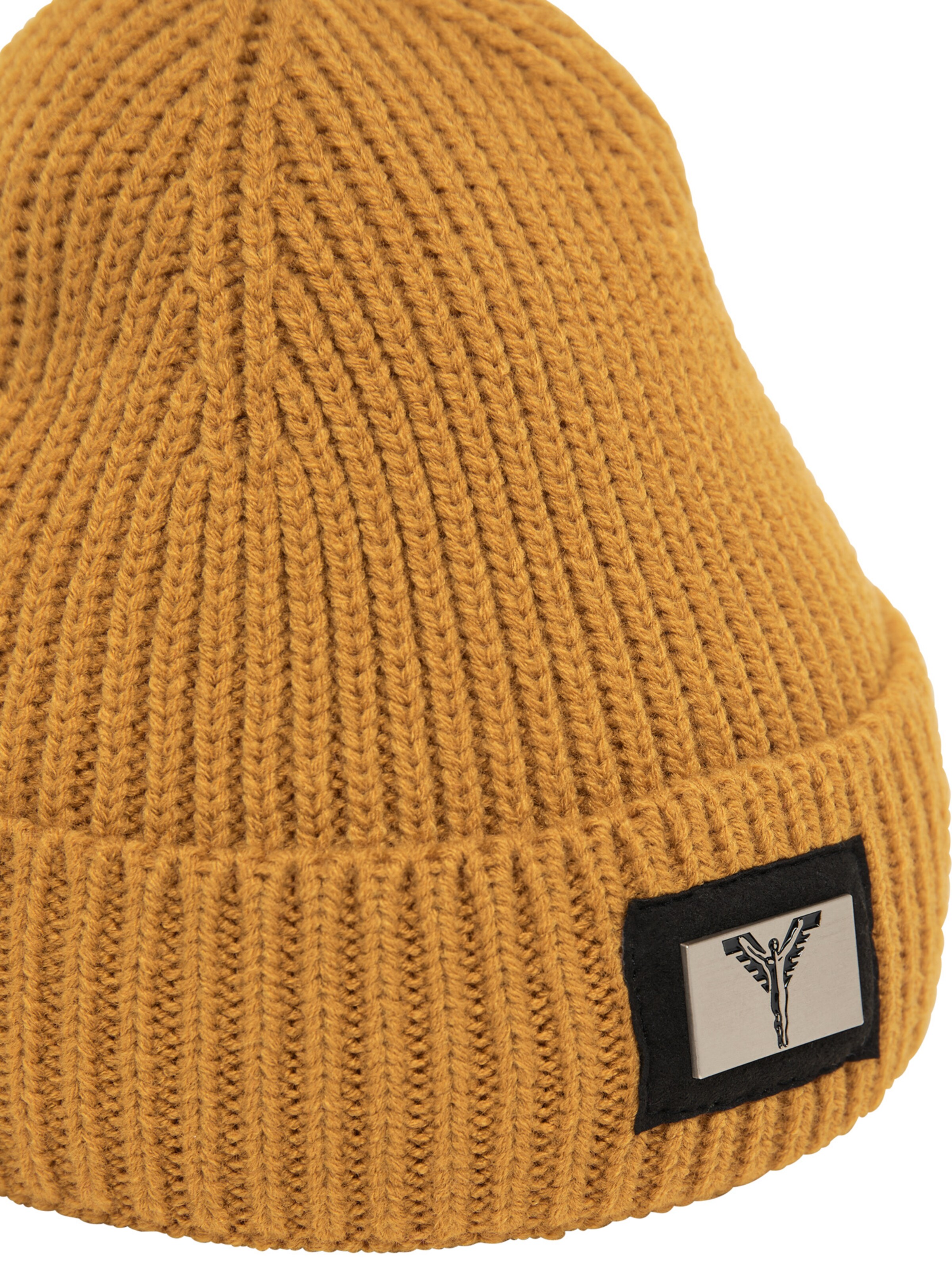 Carlo Colucci Beanie 'Dallo' in Yellow