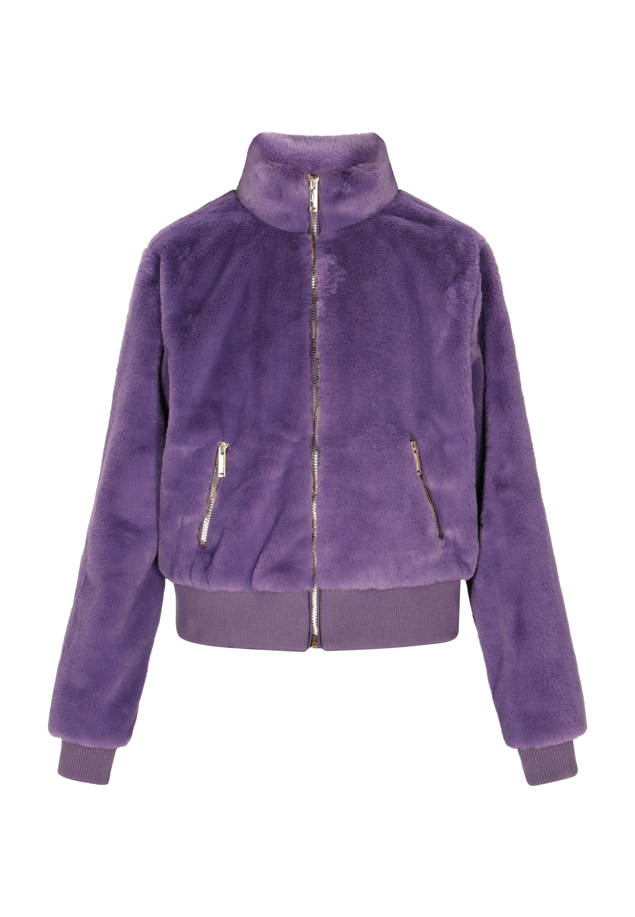 faina Демисезонная куртка в Лиловый: спереди