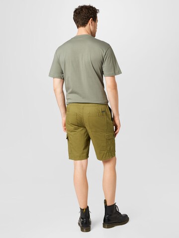Regular Pantalon cargo TOM TAILOR en vert