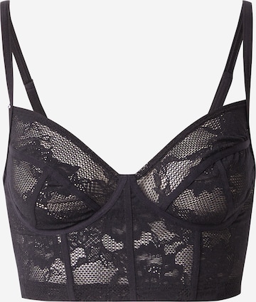 juoda TRIUMPH Biustjė Liemenėlė 'Smart Deco': priekis