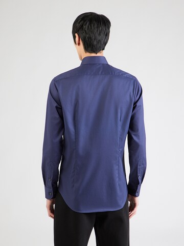 Michael Kors Slim fit Overhemd in Blauw: terug