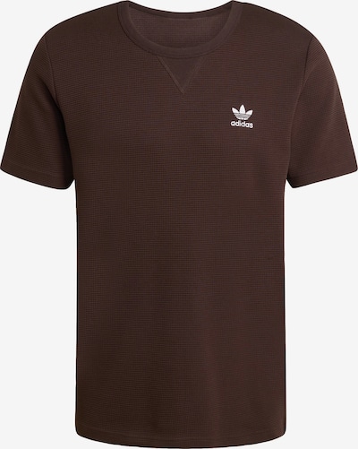 ADIDAS ORIGINALS Majica 'Trefoil Essentials' veličine XS u tamno smeđa / bijela, Pregled proizvoda