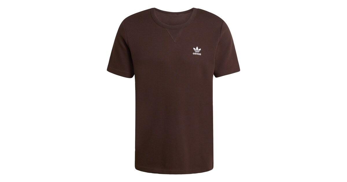 ADIDAS ORIGINALS Tricou 'Trefoil Essentials' pe Maro Închis | ABOUT YOU