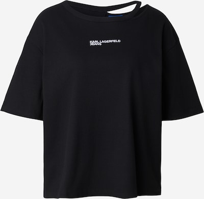 KARL LAGERFELD JEANS Majica u crna / bijela, Pregled proizvoda
