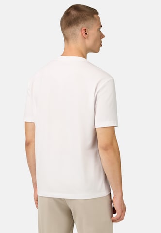 T-Shirt 'Cool Jade Piqué' Boggi Milano en blanc