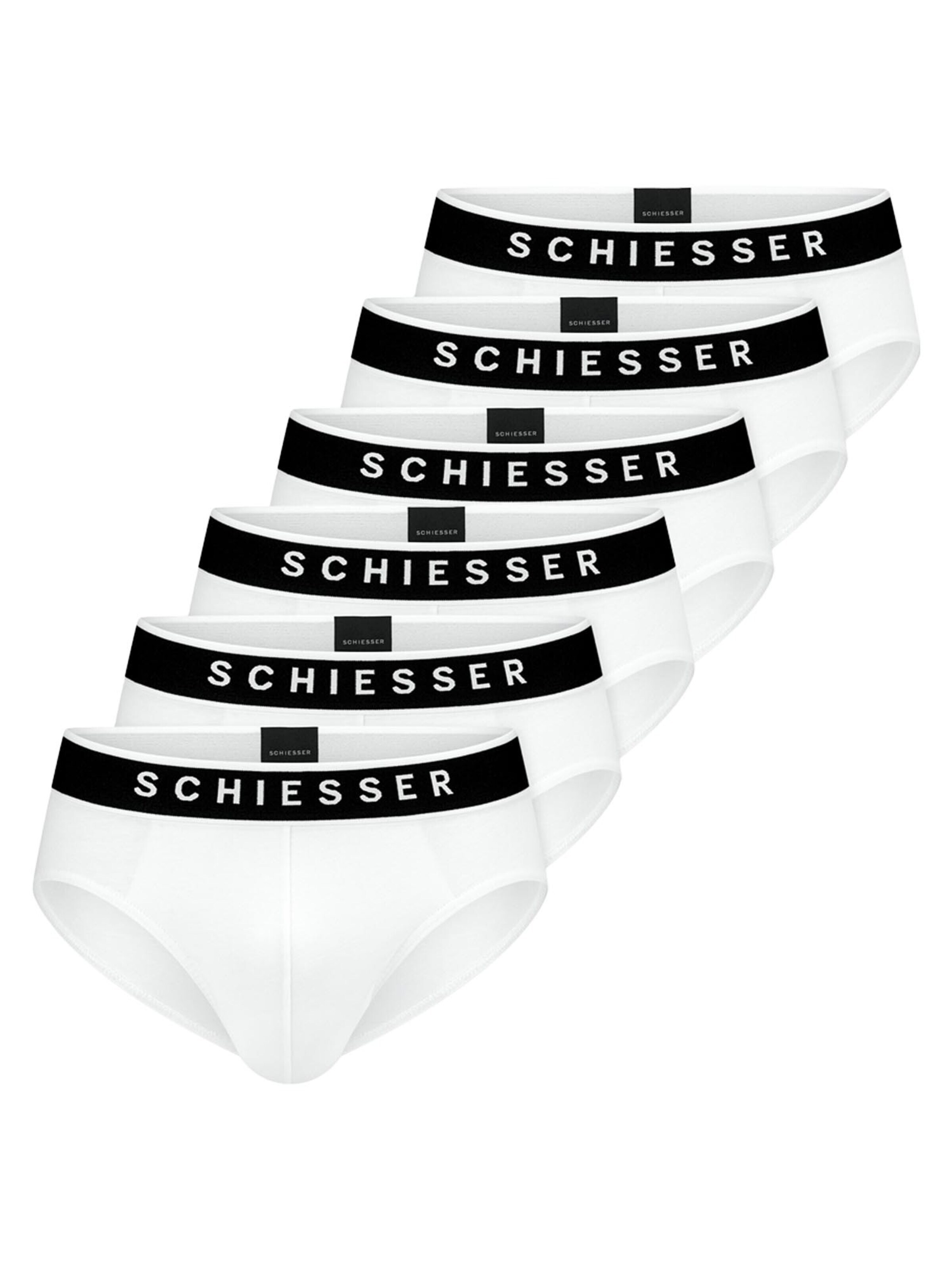 SCHIESSER Slip '95/5 Organic Cotton' in S in de kleur Wit, Productweergave