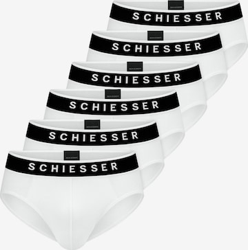 SCHIESSER Slip '95/5 Organic Cotton' in Wit: voorkant