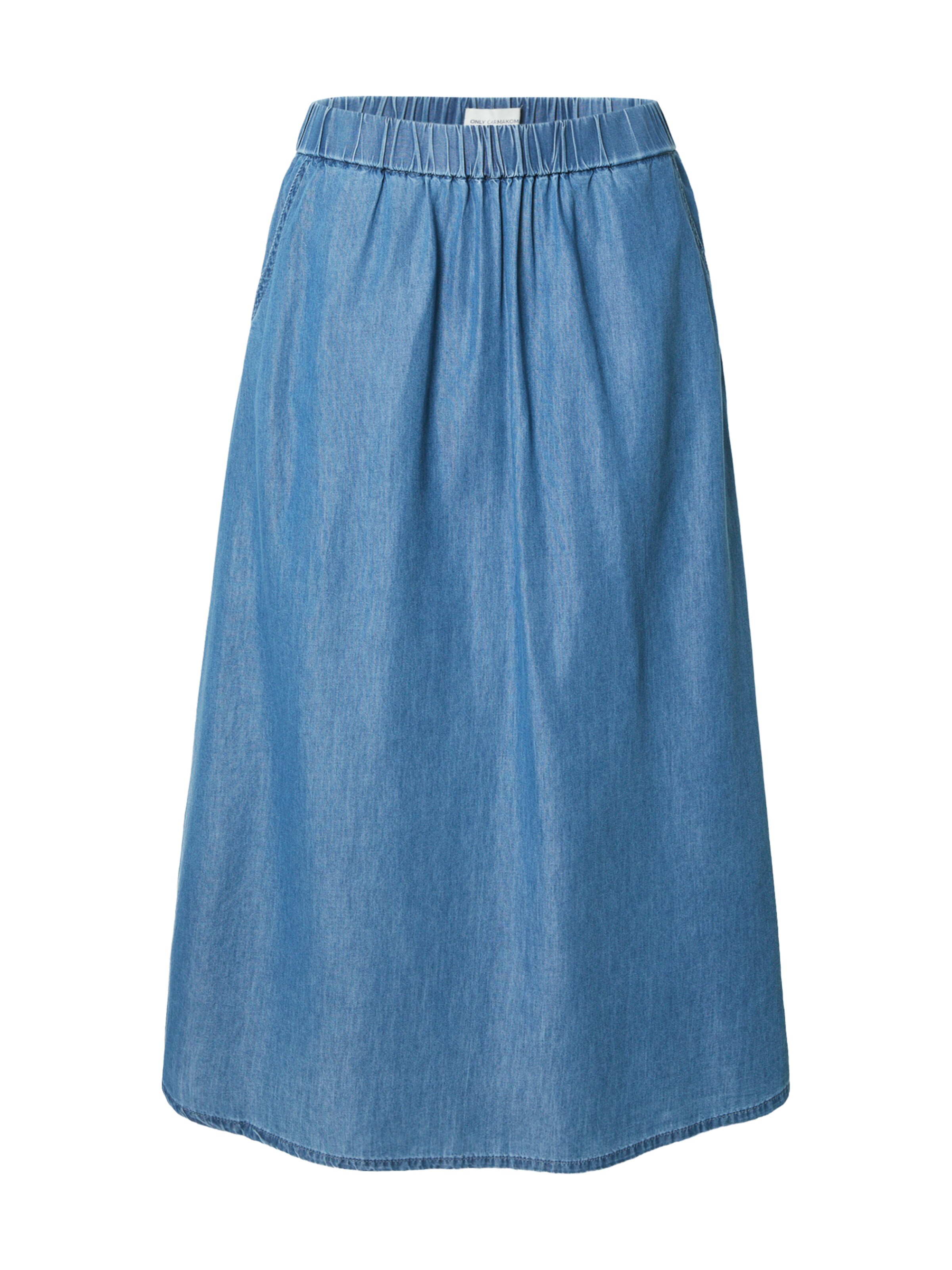 ONLY Carmakoma - Falda 'CARBEA' en azul: frente