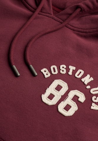 Sweat-shirt 'Athletic Essential' Superdry & Co en rouge