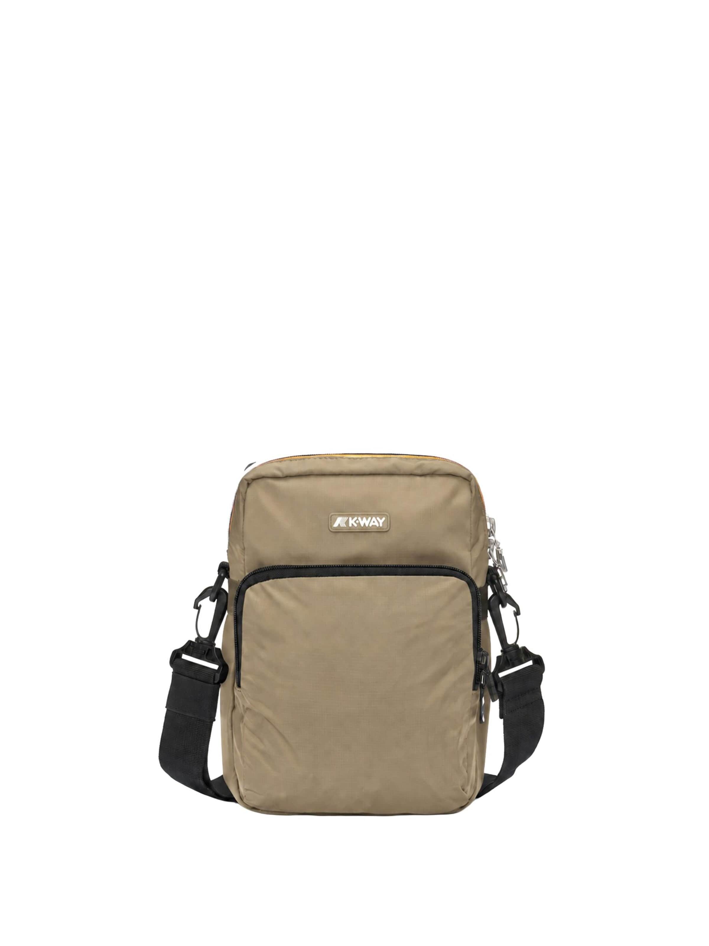 K-Way Axelremsväska 'K-WAY ERLOY TRACOLLA BORSA' i beige: framsida