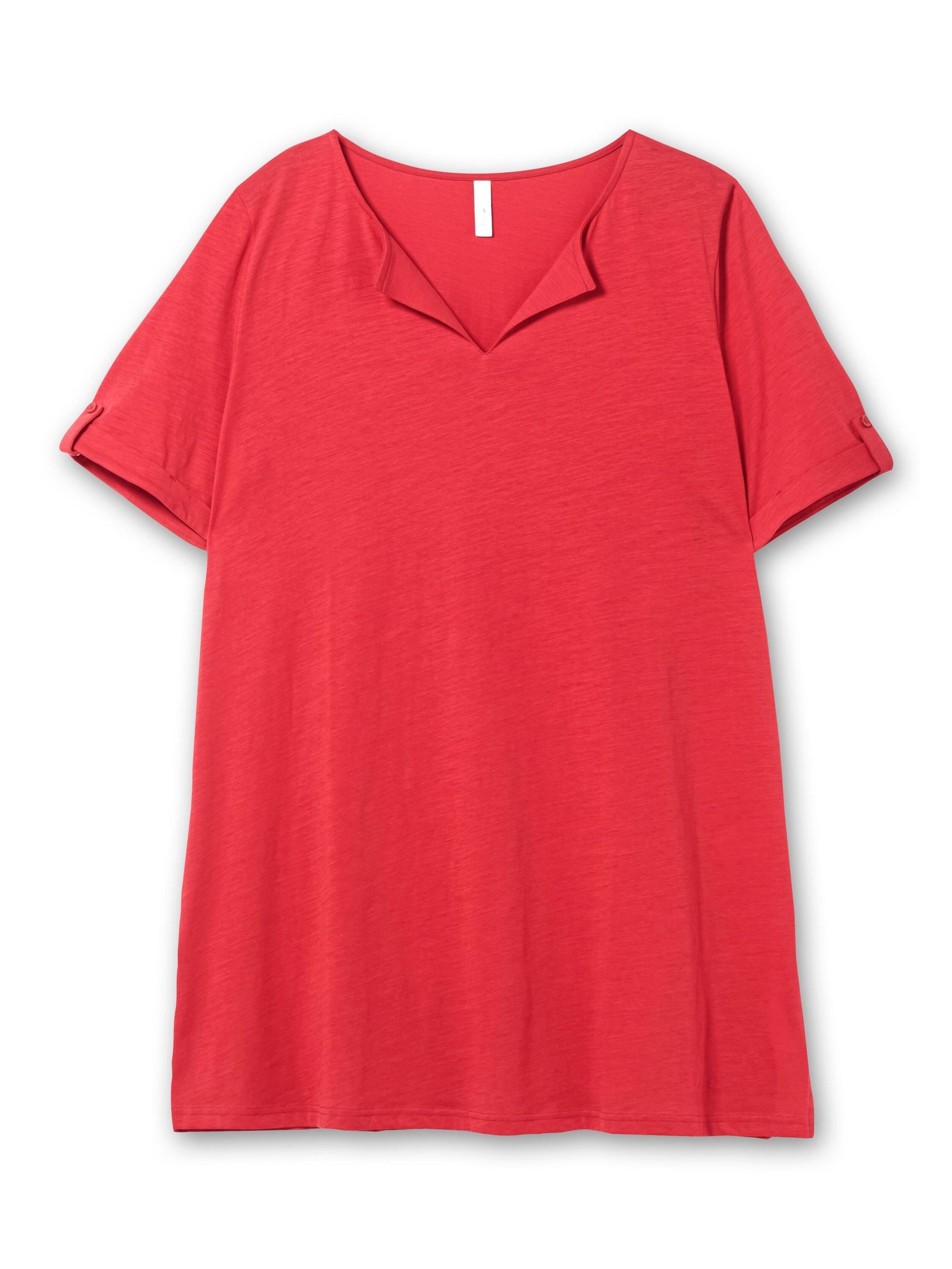 SHEEGO Футболка в Красный: спереди