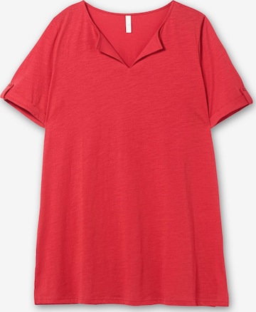 SHEEGO Футболка в Красный: спереди