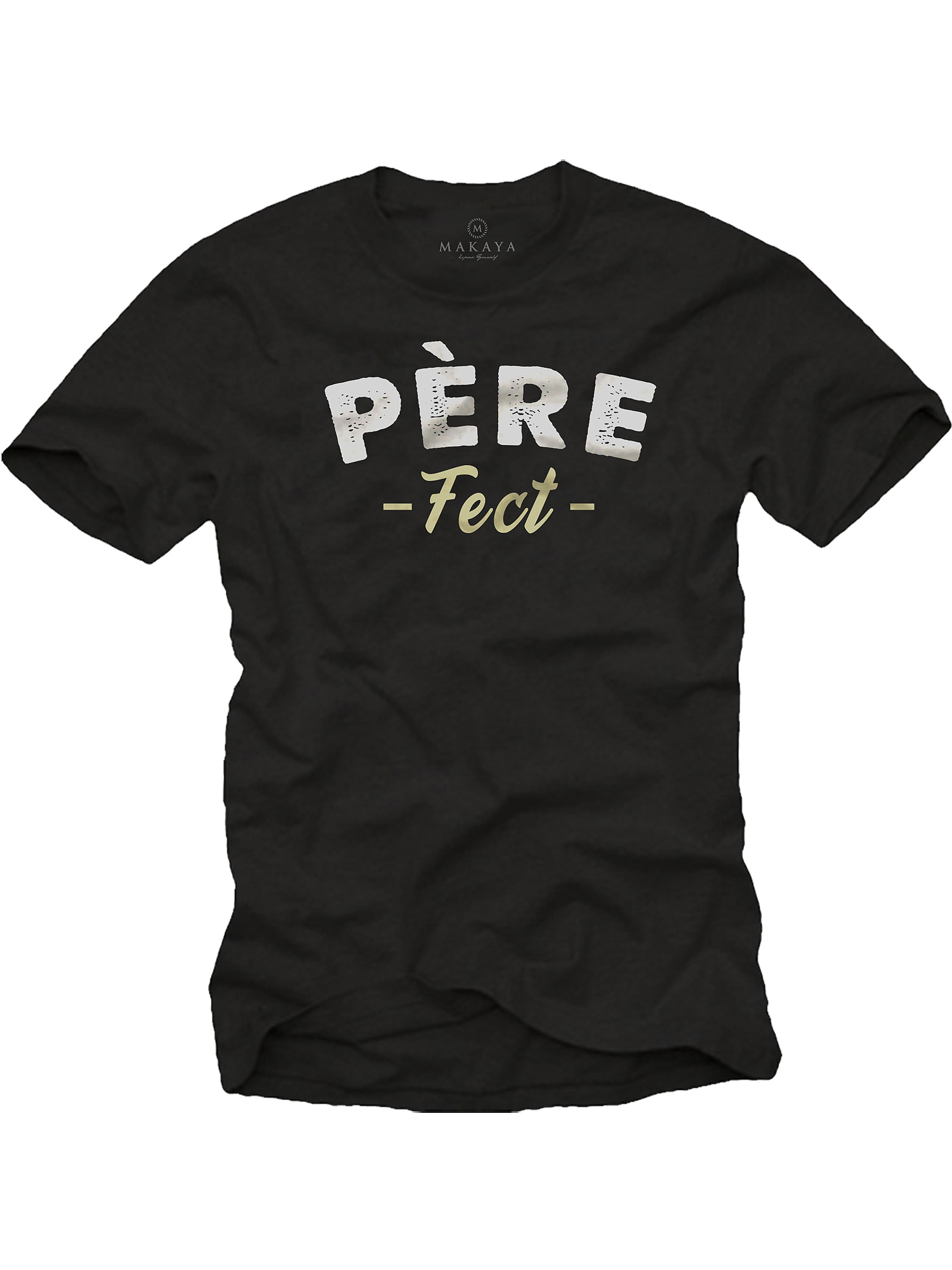 MAKAYA Shirt 'Pere Fect' in Black: front
