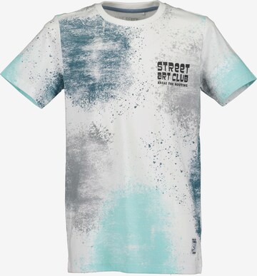 T-Shirt BLUE SEVEN en blanc : devant