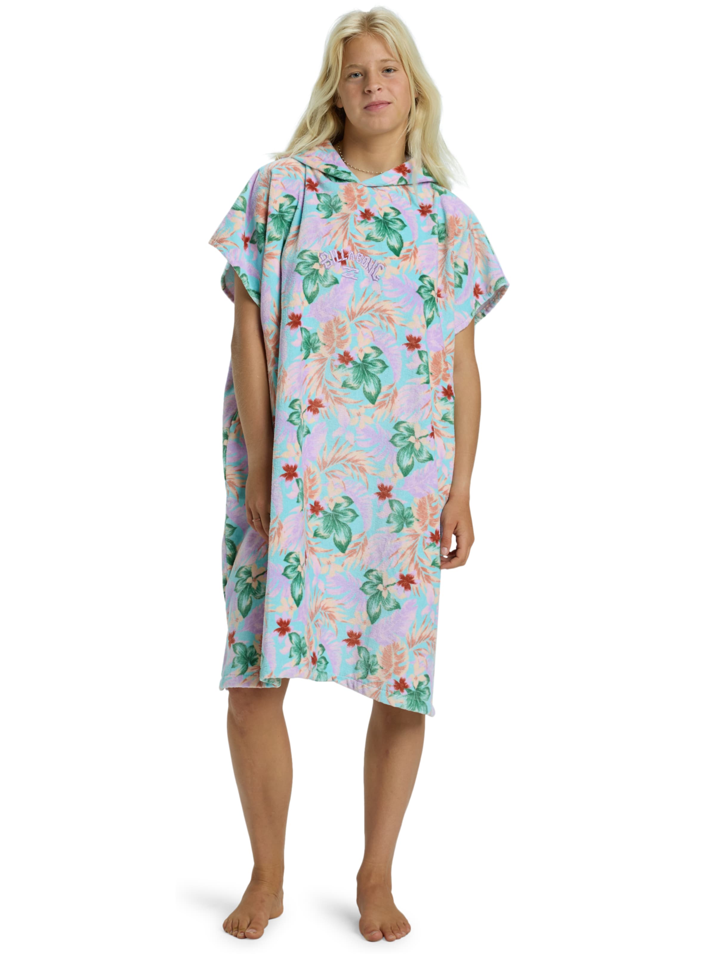 Peignoir long BILLABONG en bleu : devant