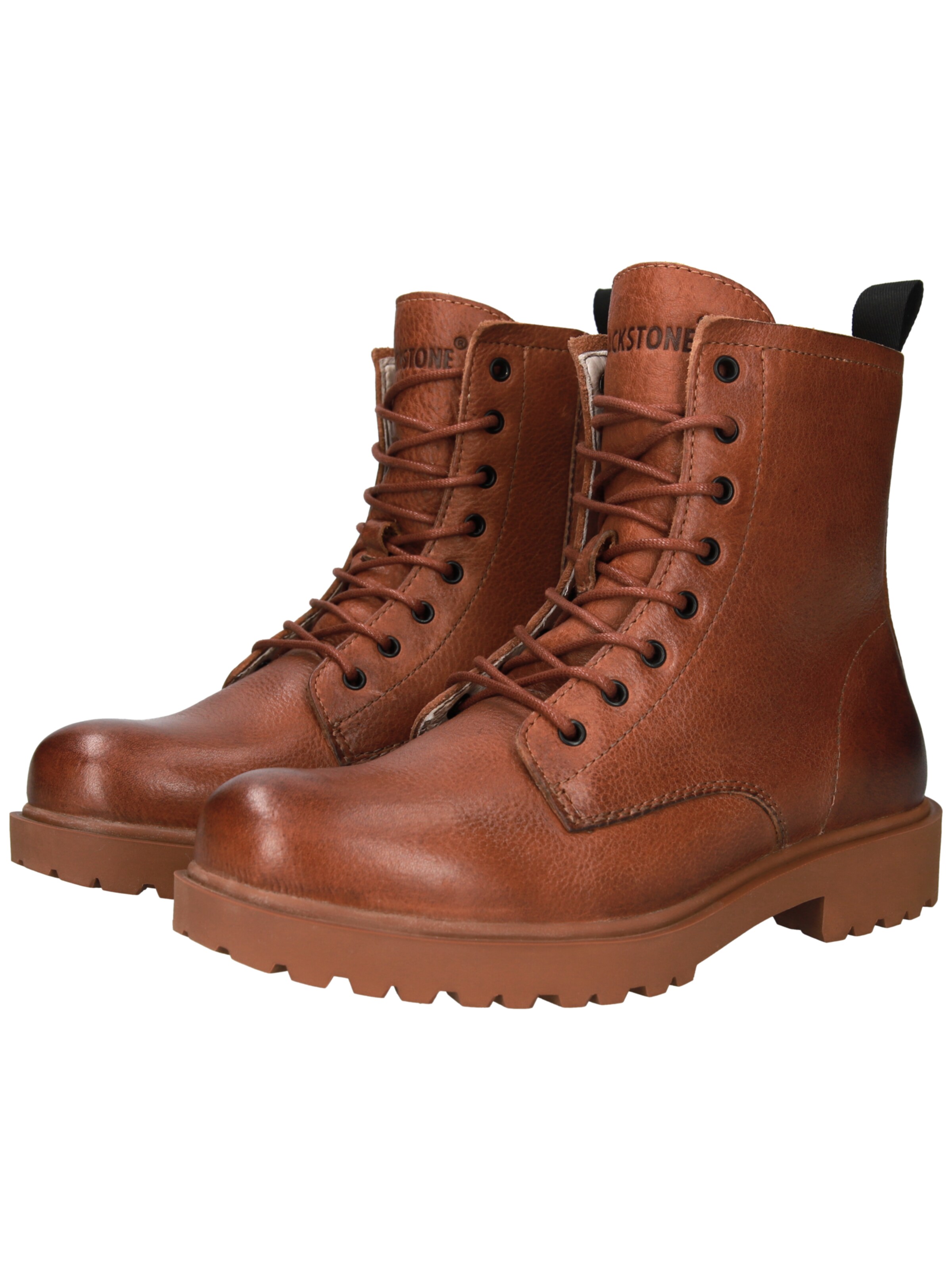 BLACKSTONE Stövlett med snörning 'Kajsa WL02' i brun