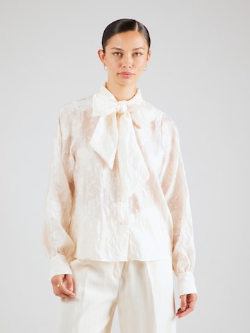 Camicia da donna di Hofmann Copenhagen in beige: frontale