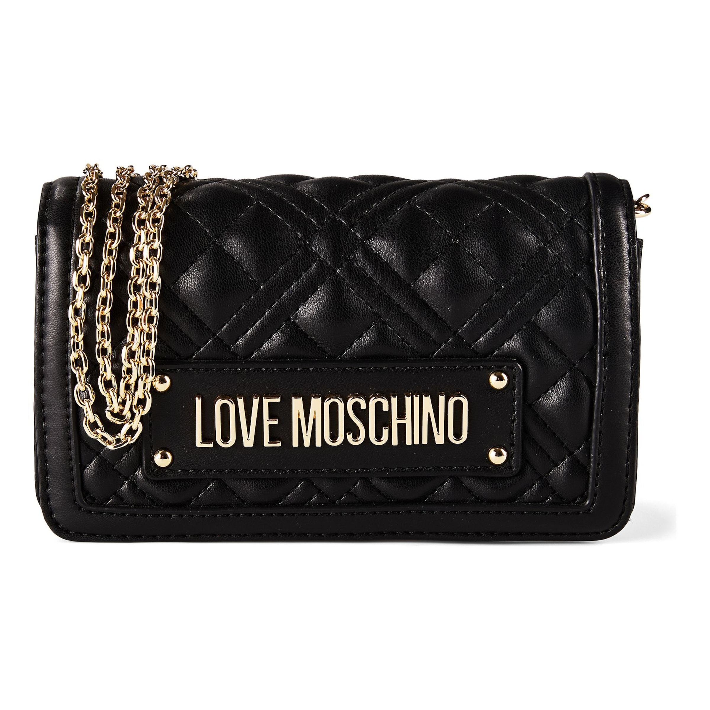 Love Moschino Schoudertas 'Quilted' in Zwart: voorkant