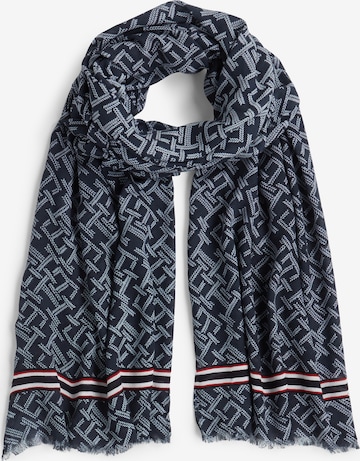 TOMMY HILFIGER Schal in Blau: Vorderseite